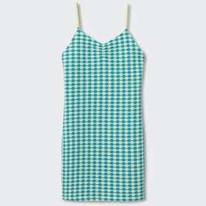 Fitted textured dress